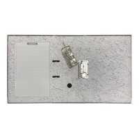 50 Lever Arch File Mottle Metal Edge 75mm Spine Foolscap